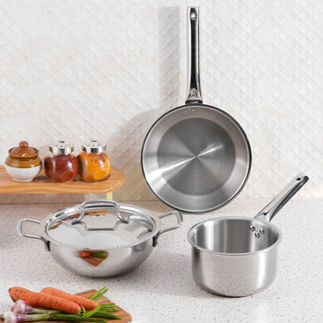 Kraft Futuretec Triply 3 pc Cookware Set